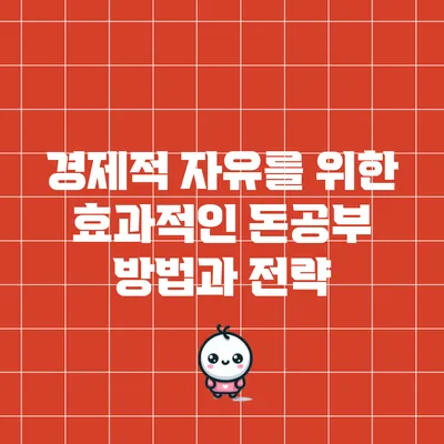 경제적 자유를 위한 효과적인 돈공부 방법과 전략