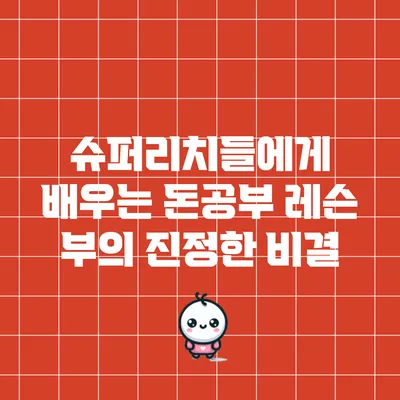 슈퍼리치들에게 배우는 돈공부 레슨: 부의 진정한 비결