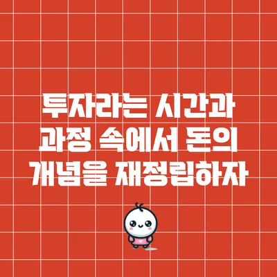 투자라는 시간과 과정 속에서 돈의 개념을 재정립하자