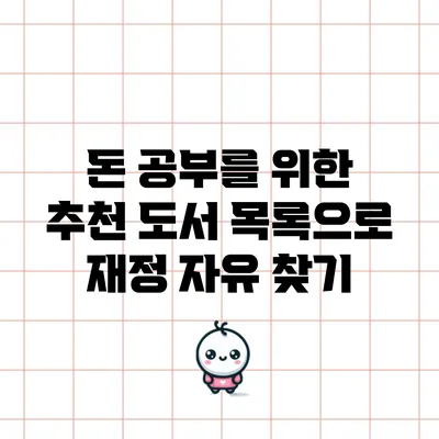 돈 공부를 위한 추천 도서 목록으로 재정 자유 찾기