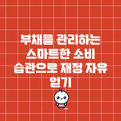 부채를 관리하는 스마트한 소비 습관으로 재정 자유 얻기