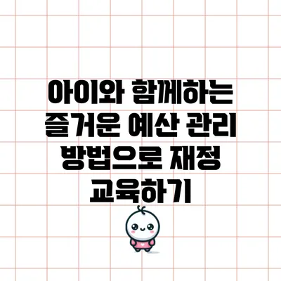 아이와 함께하는 즐거운 예산 관리 방법으로 재정 교육하기