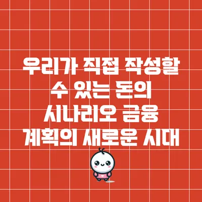 우리가 직접 작성할 수 있는 돈의 시나리오: 금융 계획의 새로운 시대