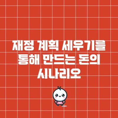 재정 계획 세우기를 통해 만드는 돈의 시나리오