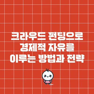 크라우드 펀딩으로 경제적 자유를 이루는 방법과 전략