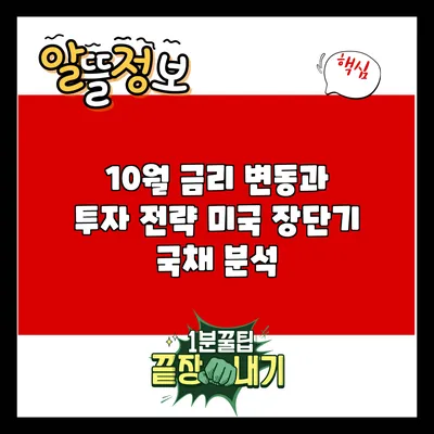 10월 금리 변동과 투자 전략: 미국 장단기 국채 분석