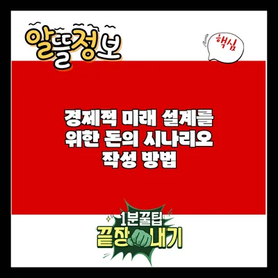 경제적 미래 설계를 위한 돈의 시나리오 작성 방법