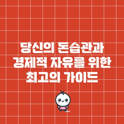 당신의 돈습관과 경제적 자유를 위한 최고의 가이드