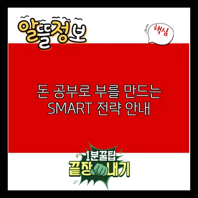 돈 공부로 부를 만드는 SMART 전략 안내