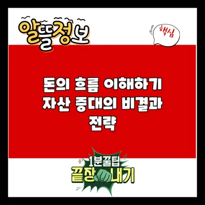 돈의 흐름 이해하기: 자산 증대의 비결과 전략