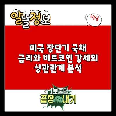 미국 장단기 국채 금리와 비트코인 강세의 상관관계 분석