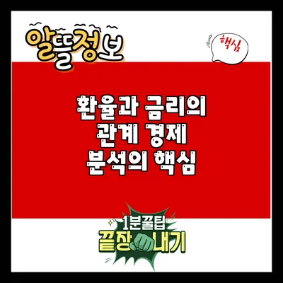 환율과 금리의 관계: 경제 분석의 핵심